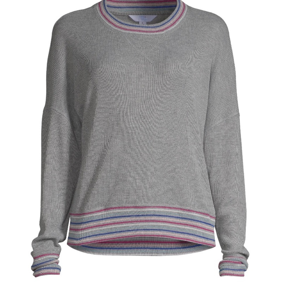 Time and Tru Waffle Knit Sweater Size L